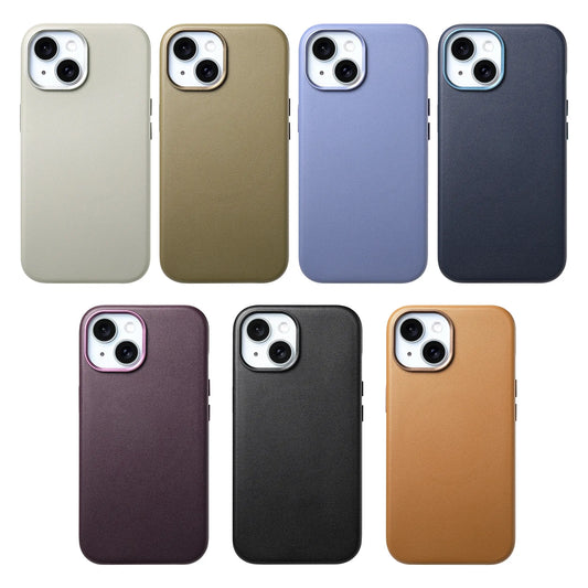 Magnetic MagSafe Leather Case for iPhone 16/15 Pro Max/Plus