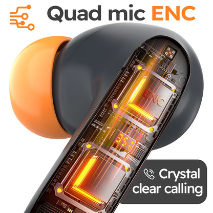 5.4 TWS Wireless Earbuds with ENC Noise Cancelling & Dual Microphones
