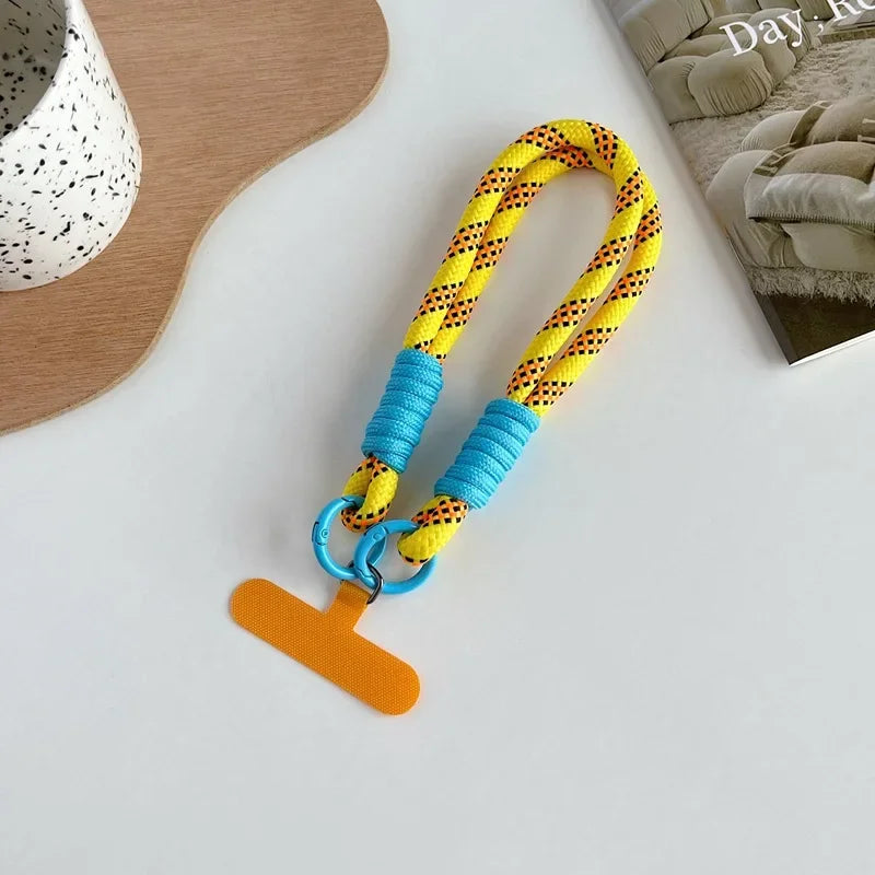 Twist Rope Phone Lanyard | Fashion Wrist Strap Anti-Loss Hanging Pendant