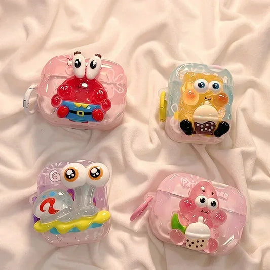 Candy Color Earphone Case for AirPods 1 2 3 Pro 2 with Hook