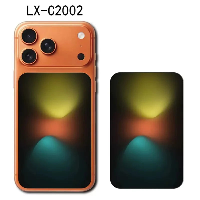 3D Colorful Half-Back Protective Decal Skin for iPhone 17 Pro / 17 Pro Max