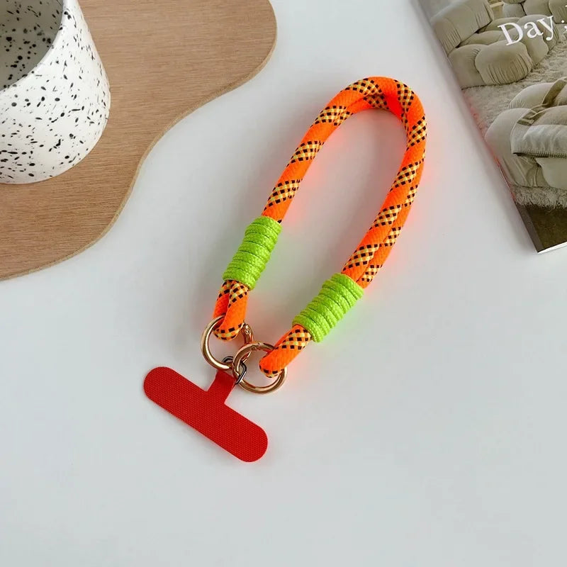 Twist Rope Phone Lanyard | Fashion Wrist Strap Anti-Loss Hanging Pendant