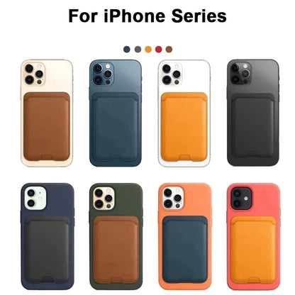 MagSafe Leather Wallet Case for iPhone 17 16 15 14 13 12 Pro Max Plus w/ Box