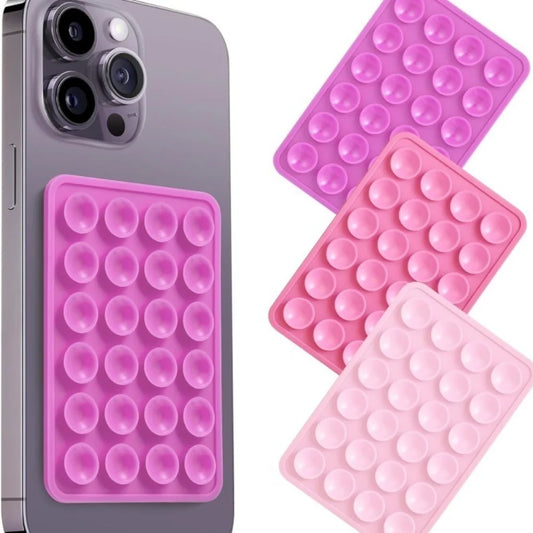 Silicone Suction Cup Phone Holder for Leather Case or Tablet