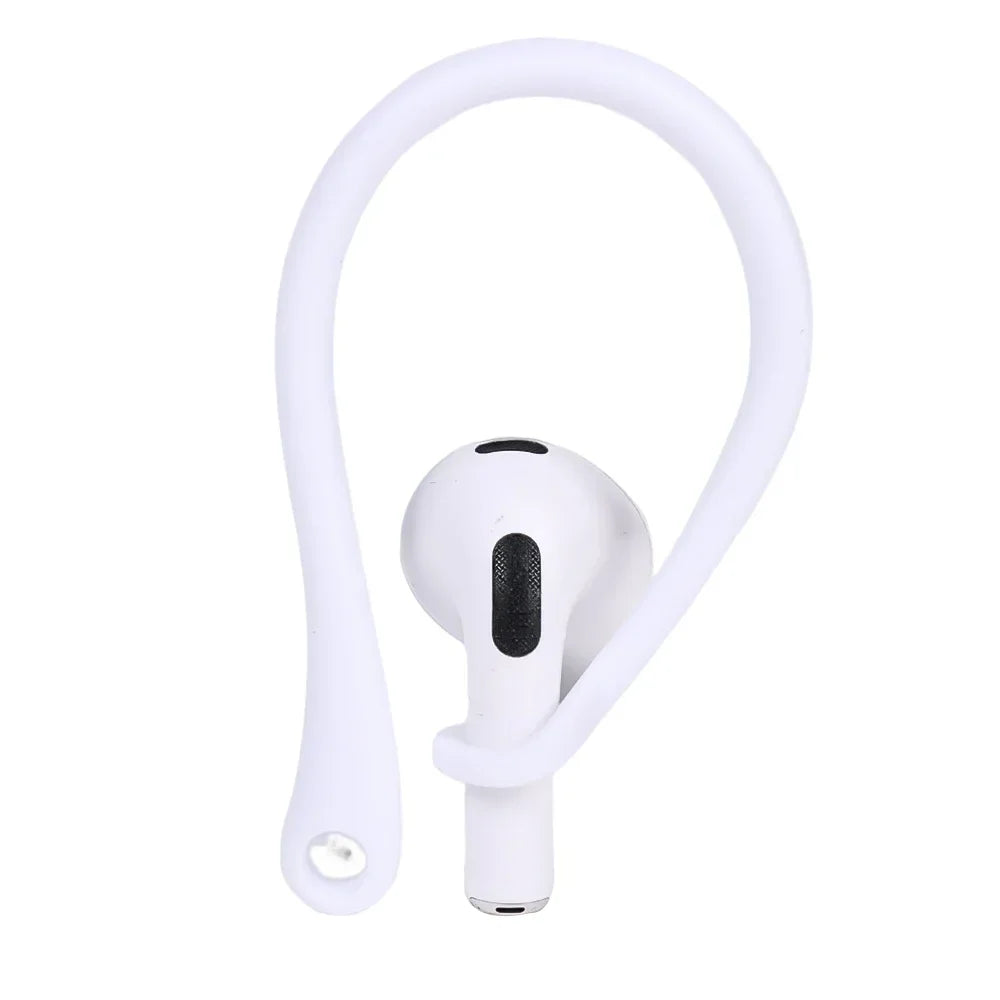 Silicone Anti-Lost Ear Hooks for AirPods Pro & 3, Bluetooth Earphone Holder, Sports Use