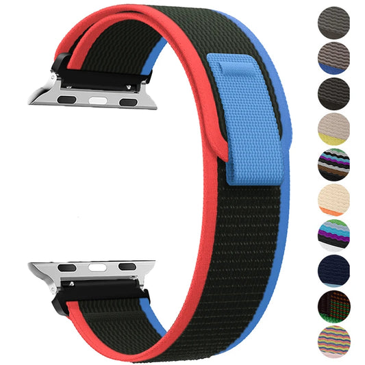 Alpine Nylon Loop Strap for Apple Watch Series 11–3 Ultra 3 49/46/45/44/42/41/40mm