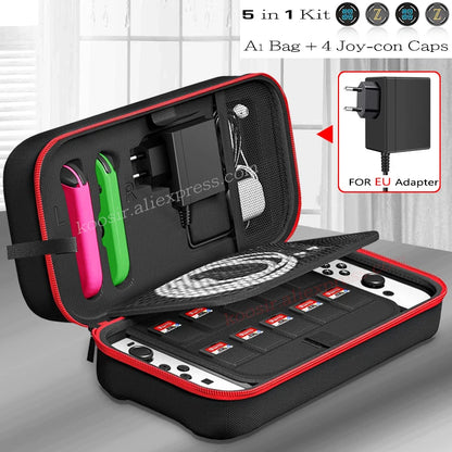 Large Travel Carrying Bag for Nintendo Switch OLED Anti-Scratch Storage Case