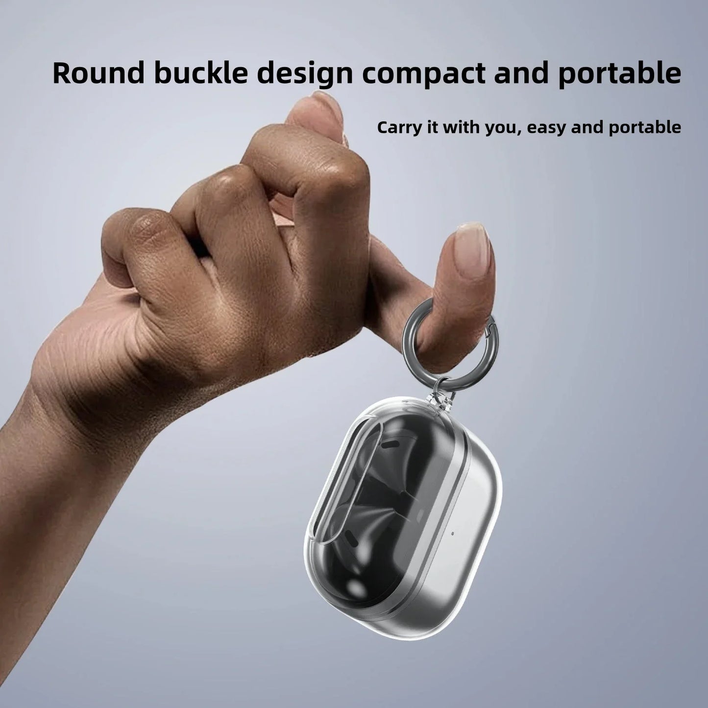 Transparent Shockproof Case for Samsung Galaxy Buds 3 & Buds 3 Pro