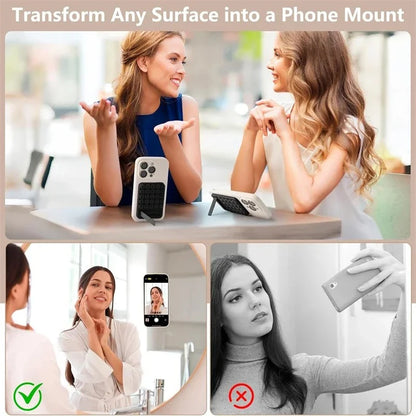 Multifunctional Folding Phone Holder with Suction Cup for iPhone & Xiaomi