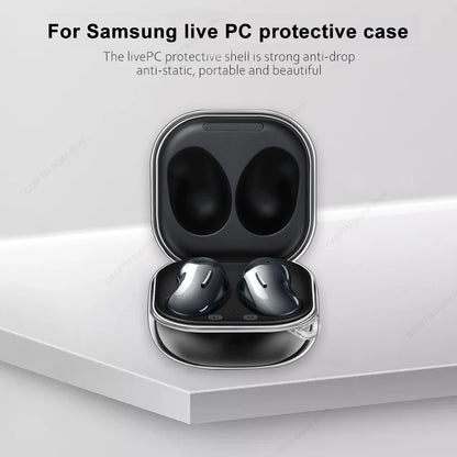 Clear Hard Case for Samsung Galaxy Buds 2 Pro/FE/Live – Transparent Cover