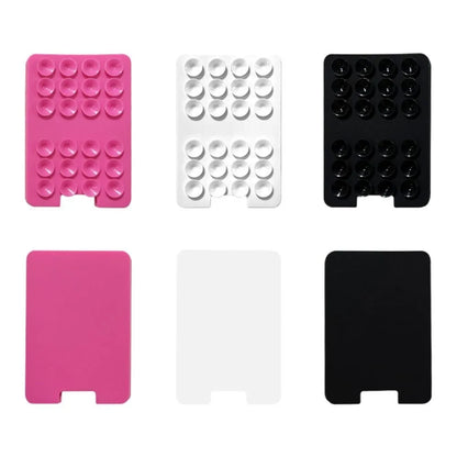 2-in-1 Silicone Phone Card Holder & Suction Mount | Strong Adhesive Wallet