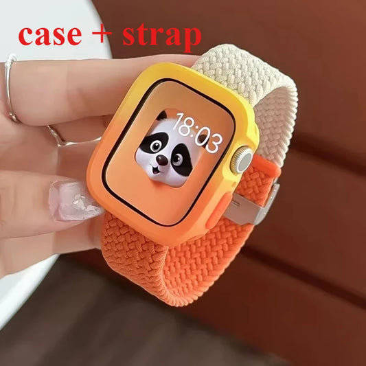 Candy Silicone Case + Strap for Apple Watch Ultra 2 & Series 10–5 SE